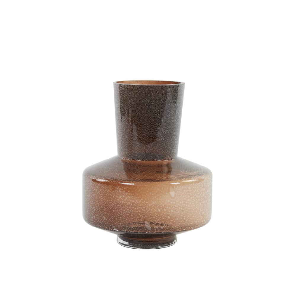 light & living Vaas Ø23 5x29 5 cm TRASMOS glas bruin