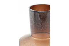 Light & Living Vaas Ø23 5x42 Cm TRASMO Glas Bruin