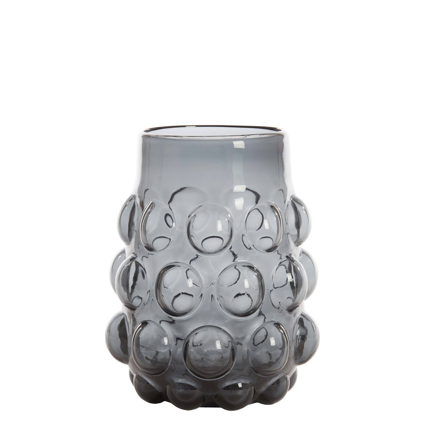 Light & Living Vaas Ø24x30 Cm HAROA Glas Smoke Grijs