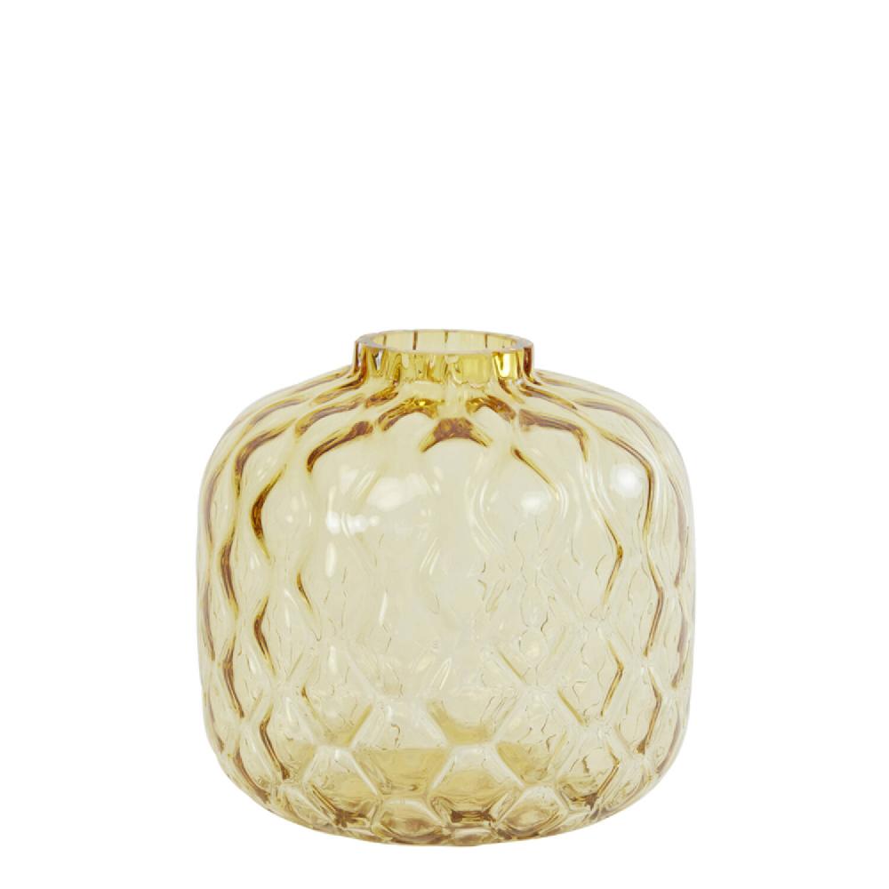 Light & Living Vaas Ø27 5x25 Cm CARINO Glas Amber