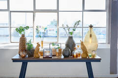 Light & Living Vaas Ø29x59 Cm SOSSANO Glas Amber