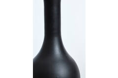 Light & Living Vaas Ø30x100 Cm IMANO Glas Mat Zwart