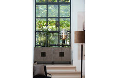 Light & Living Vloerlamp Ø27x151 Cm VIXEN Mat Zwart