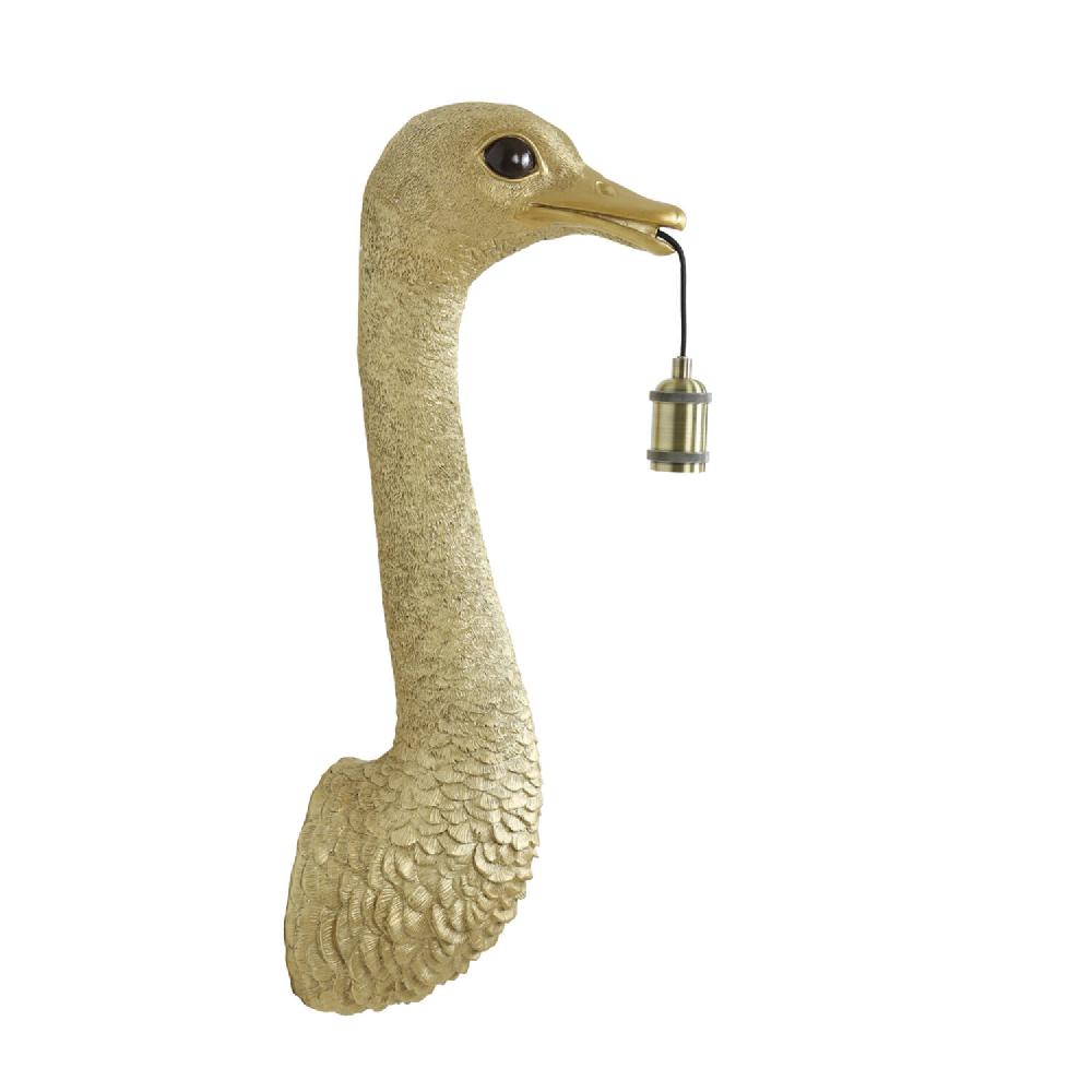 light & living Wandlamp 25x19x72 cm OSTRICH goud