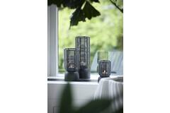 Light & Living Windlicht Ø10x21 Cm LEZUZA Mat Zwart