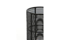 Light & Living Windlicht Ø10x21 Cm LEZUZA Mat Zwart