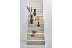 Light & Living Windlicht Ø16x13 5 Cm SKOOP Goud