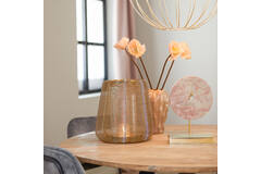 Light & Living Windlicht Ø22 5x24 Cm ADETA Goud+glas