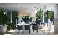 Light & Living Zuil Ø35x100 Cm KOBODO Mat Zwart