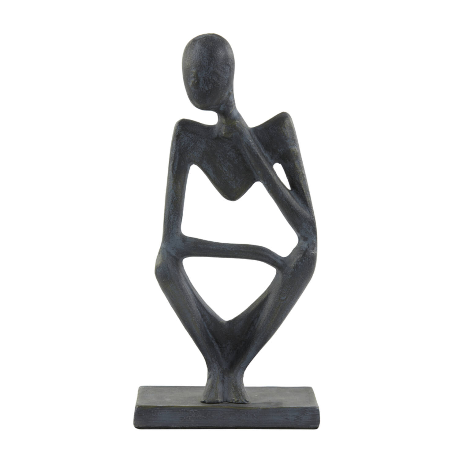 light & living Ornament 18x10x37 5 cm PATUNG mat zwart