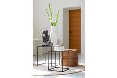 Light & Living Ornament 23x11x45 Cm FACE Donker Brons-mat Zwart