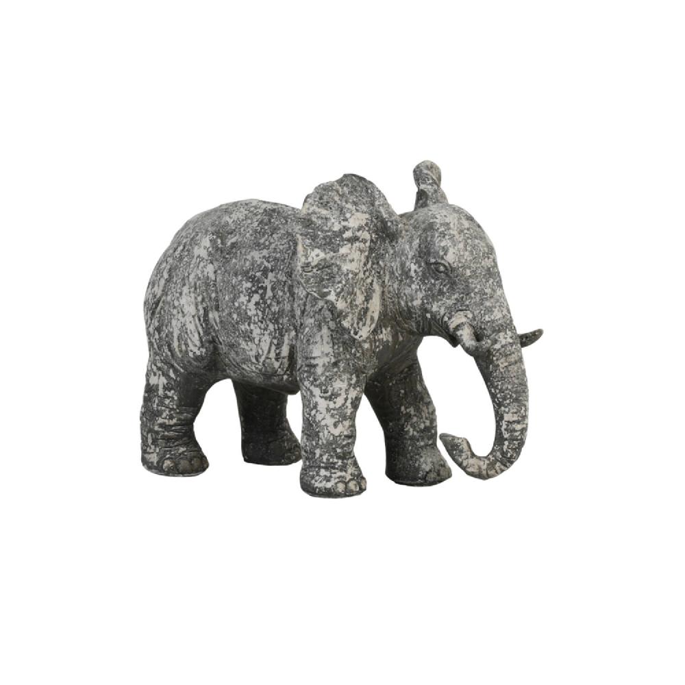 light & living Ornament 30 5x18 5x24 cm ELEPHANT oud beton
