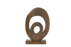 Light & Living Ornament 30x9x46 Cm RANDA Hout Mat Bruin