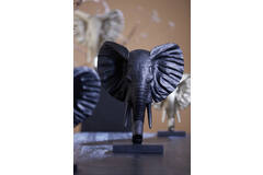 Light & Living Ornament 38 5x19 5x49 Cm ELEPHANT Mat Zwart