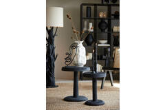 Light & Living Ornament Op Voet 21x8x40 Cm FACE Mat Zwart