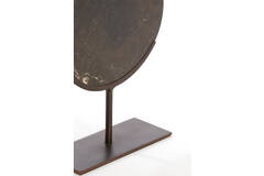 Light & Living Ornament Op Voet 25 5x10x38 5 Cm MORENO Donker Bruin Marmer