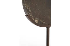 Light & Living Ornament Op Voet 25 5x10x38 5 Cm MORENO Donker Bruin Marmer