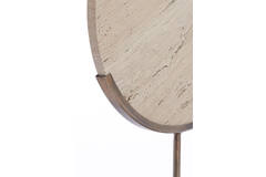 Light & Living Ornament Op Voet 25 5x10x38 5 Cm MORENO Zand Travertin