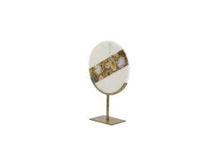 Light & Living Ornament Op Voet 25x10x35 Cm GOUYA Marmer+antiek Brons