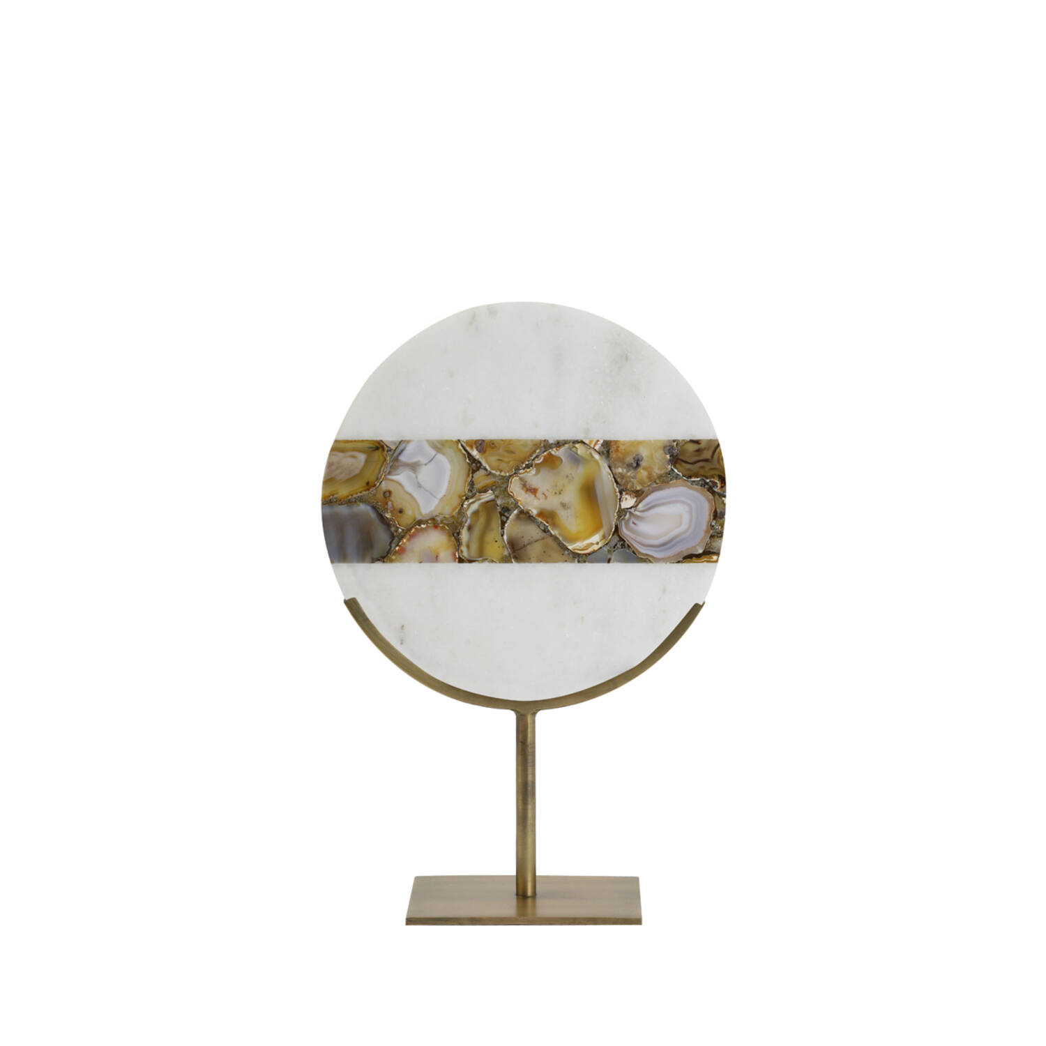 light & living Ornament op voet 25x10x35 cm GOUYA marmer+antiek brons