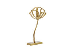 Light & Living Ornament Op Voet 28x8 5x45 Cm PAPAVERU Mat Goud