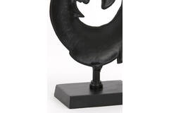 Light & Living Ornament Op Voet 29x10x40 Cm SHWIBA Mat Zwart