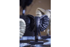 Light & Living Ornament Op Voet 30x15x35 5 Cm ELEPHANT Mat Zwart