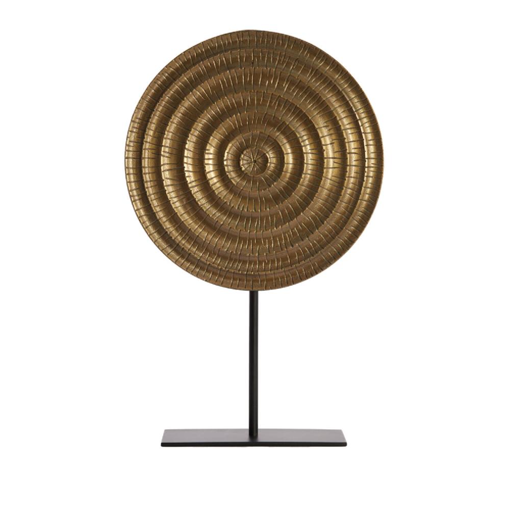 light & living Ornament op voet 35x10x50 cm PILAR antiek brons+zwart