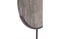 Light & Living Ornament Op Voet 35x10x51 5 Cm MORENO Donker Bruin Travertin