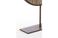 Light & Living Ornament Op Voet 35x10x51 5 Cm MORENO Donker Bruin Travertin