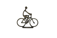 Light & Living Ornament S/2 24x18x22+24x7x25 Cm CYCLISTS Antiek Brons