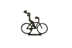 Light & Living Ornament S/2 24x18x22+24x7x25 Cm CYCLISTS Antiek Brons