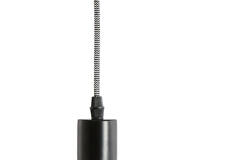 Light & Living Pendel Met Cup Ø5x7 5 Cm CUPA Zwart-wit