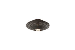 Light & Living Plafonnière Ø40x17 Cm BAHOTO Mat Zwart