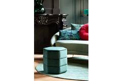 light & living Poef 45x41x46 cm CAYDEN velvet donker groen