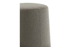 Light & Living Poef Ø39x45 Cm LAURYN Bouclé Grijs Bruin