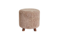 light & living Poef Ø40x40 cm POLLY bruin-grijs+bruin