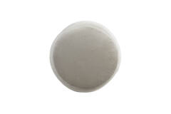 Light & Living Poef Ø40x45 Cm KIMI Velvet Licht Grijs+goud