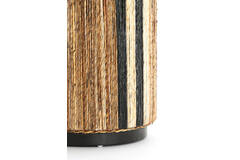 Light & Living Poef Ø40x45 Cm YUTURI Bruin+zwart+crème