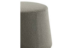 Light & Living Poef Ø59x38 Cm LAURYN Bouclé Grijs Bruin