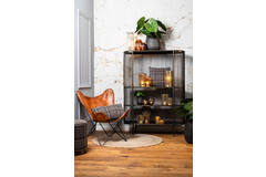 Light & Living Pot Deco S/2 Ø38 5x28 5+Ø50x37 5 Cm GENOLU Mat Zwart