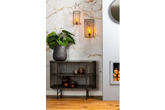 Light & Living Pot Deco S/2 Ø38 5x28 5+Ø50x37 5 Cm GENOLU Mat Zwart