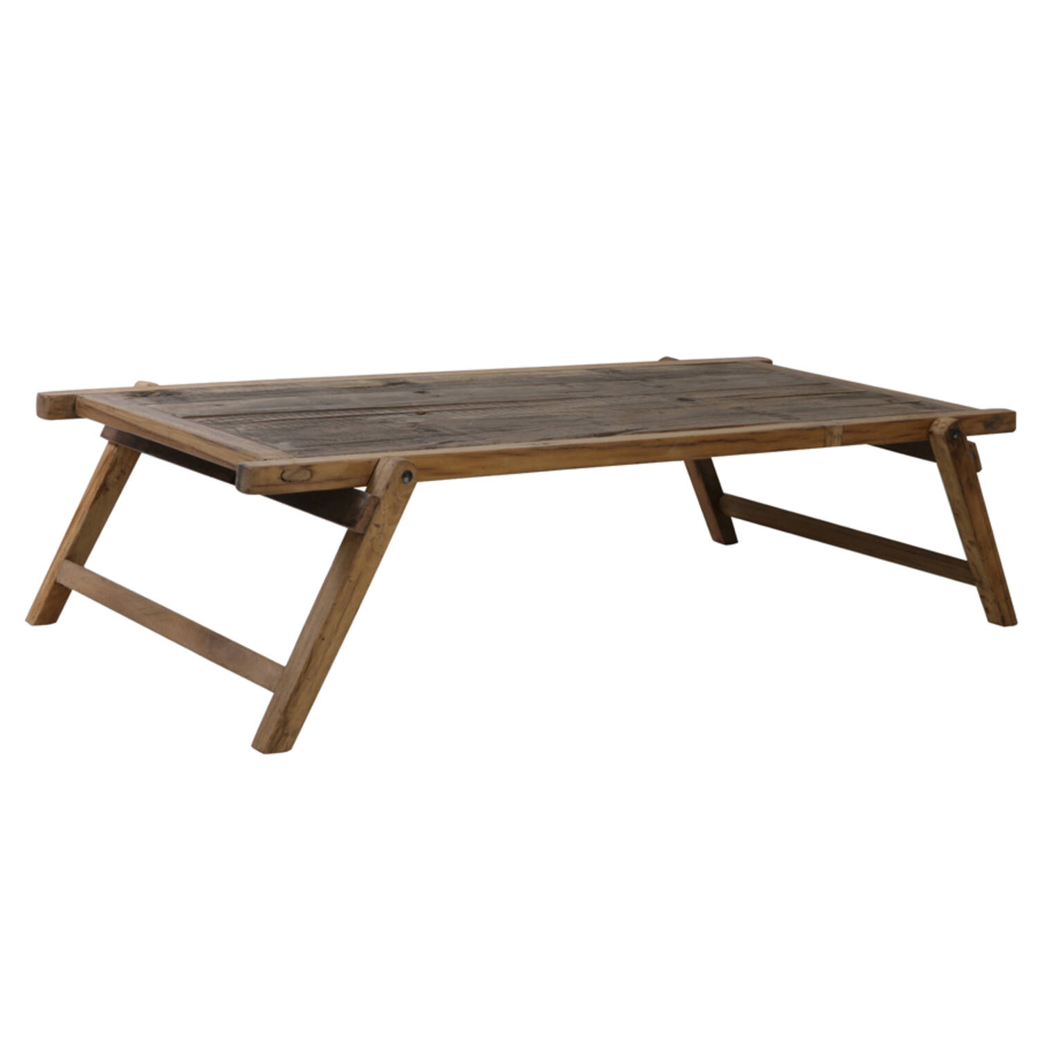 light & living Salontafel 180x85x43 5 cm MILITARY hout bruin