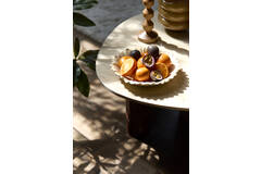 Light & Living Salontafel 90x72x31 Cm MAHELONA Travertin Zand+hout Bruin