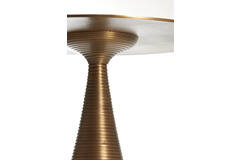 Light & Living Salontafel Ø50x35 Cm BAHIA Antiek Brons