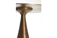 Light & Living Salontafel Ø60x39 Cm BAHIA Antiek Brons