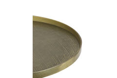 Light & Living Salontafel Ø60x44 Cm POPETA Antiek Brons-zwart