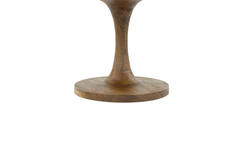 Light & Living Salontafel Ø70x40 Cm BICABA Hout Mat Donker Bruin