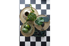 Light & Living Salontafel Ø75x35 Cm POPETA Antiek Brons-zwart