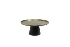 Light & Living Salontafel Ø75x35 Cm POPETA Antiek Brons-zwart